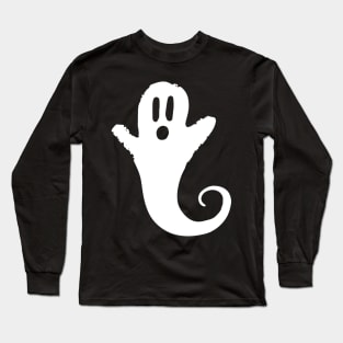 White Ghost Long Sleeve T-Shirt